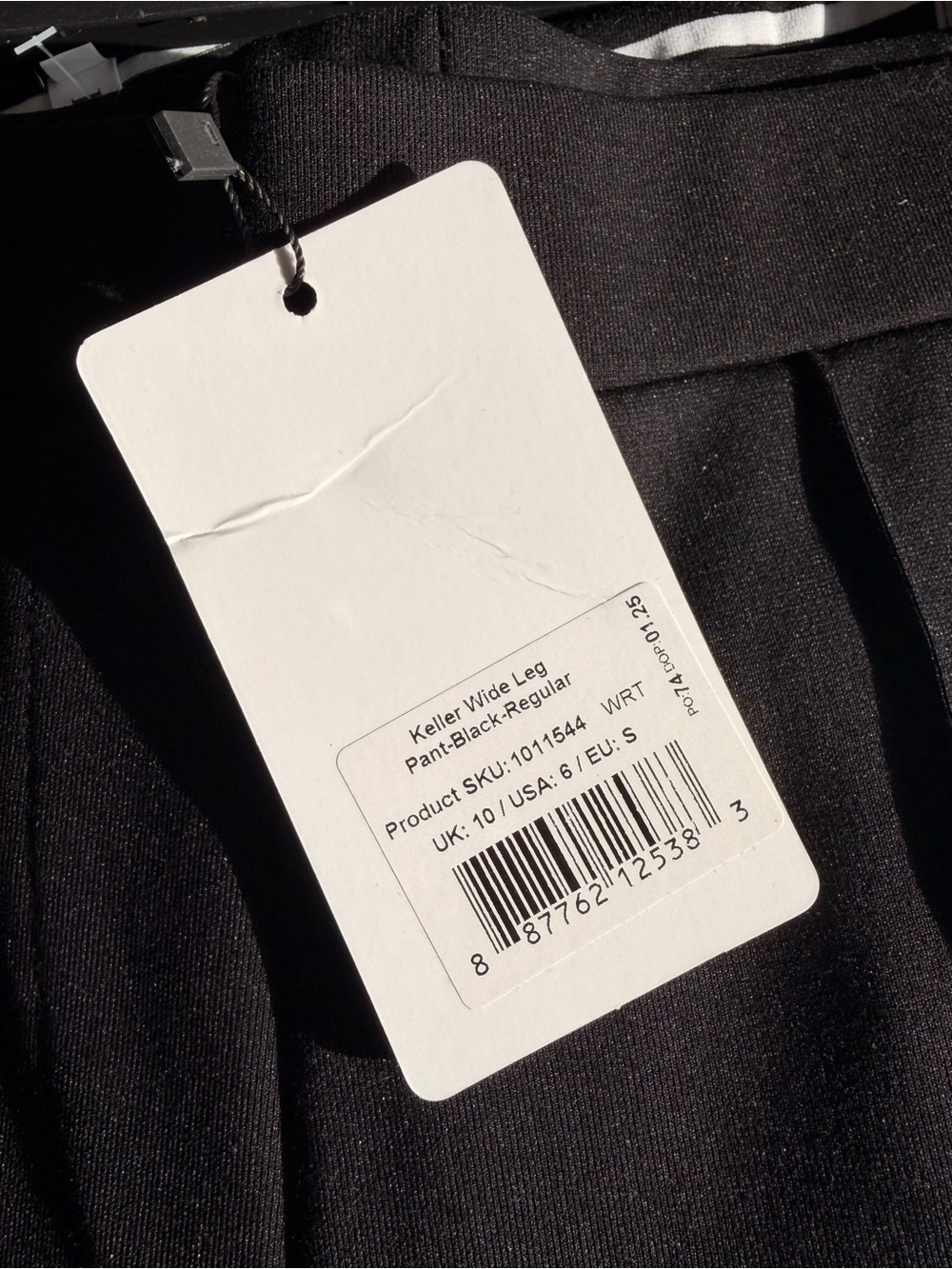 Saint + Sofia The Keller Wide Leg Pant in Black NWT - Picture 7 of 7